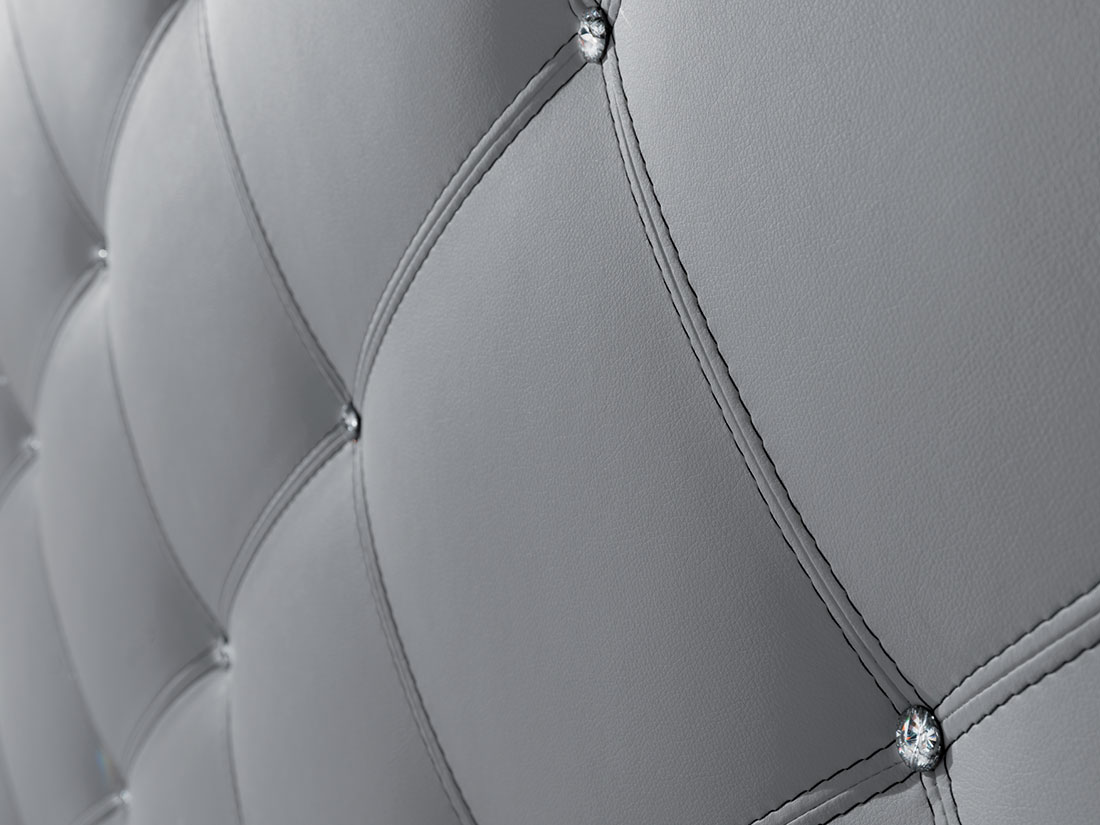 Letto Luxory matrimoniale imbottito con Box contenitore